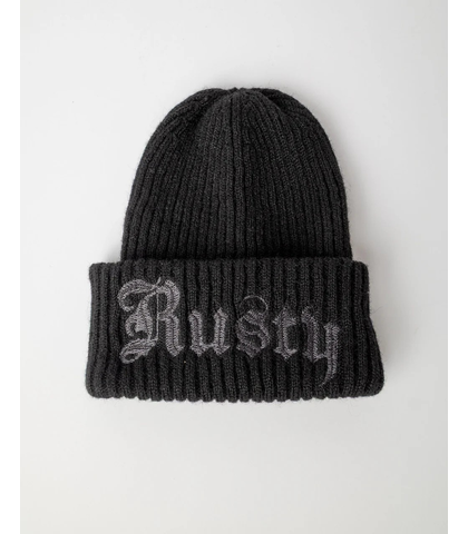 RUSTY LADIES ROXANNE BEANIE - BLACK