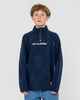 RUSTY BOYS BLIZZARD QUARTER ZIP POLAR FLEECE - NAVY 