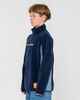 RUSTY BOYS BLIZZARD QUARTER ZIP POLAR FLEECE - NAVY 