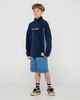RUSTY BOYS BLIZZARD QUARTER ZIP POLAR FLEECE - NAVY 