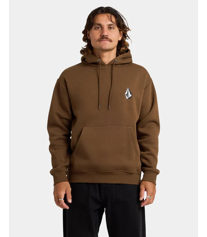 VOLCOM MENS VOLOGO HOODY - DARK EARTH