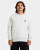 VOLCOM MENS VOLOGO CREW - HEATHER GREY