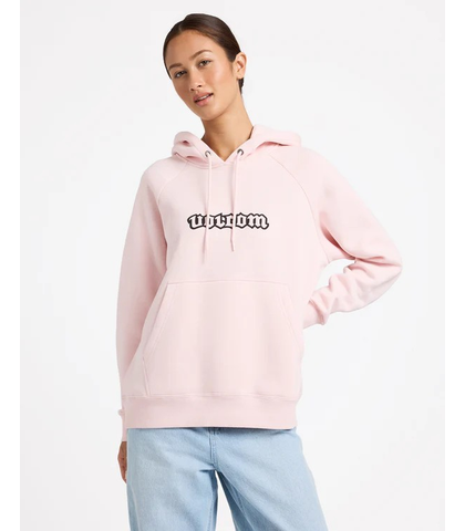 VOLCOM LADIES GET MORE HOODY - BLUSH PINK