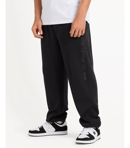 QUIKSILVER GRAPHIC TRACKPANT - BLACK