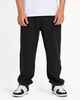 QUIKSILVER GRAPHIC TRACKPANT - BLACK