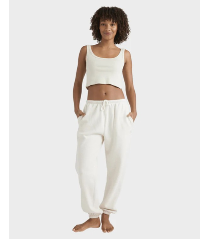 BILLABONG LADIES WAVE ESSENTAILS TRACKPANT - SNOW MARLE