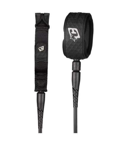 CREATURES STANDARD DUTY 7 FT LEASH - BLACK / SILVER