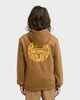 QUIKSILVER BOYS QUIK GLOBE HOODY - TOBACCA