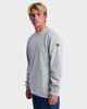 QUIKSILVER MENS KELLER CREW - LT HEATHER GREY