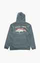 SALTY CREW MENS SNAPPER HOODY - STORM