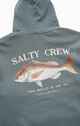 SALTY CREW MENS SNAPPER HOODY - STORM