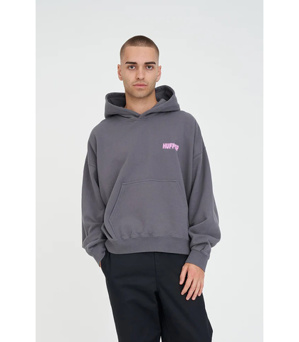HUFFER MENS SUB CROP HOOD - HAZE - FLINT GREY