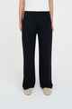 HUFFER LADIES MERINO LOUNGE PANT - BLACK