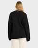 BILLABONG LADIES SOFT SUN CARDI - BLACK PEBBLE
