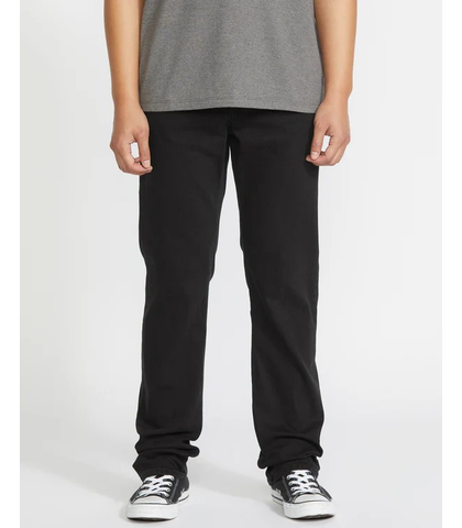 VOLCOM MENS SOLVER DENIM - BLACK OUT