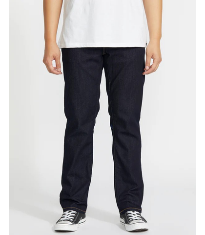 VOLCOM MENS SOLVER DENIM - RINSE