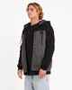 VOLCOM MENS DIVISION LINED ZIP UP HOODY - CHARCOAL HEATHER