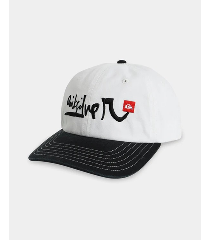 QUIKSILVER DRIFTER 6 PANEL CAP - WHITE