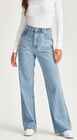 JUNK FOOD JEANS - AVRIL WIDE LEG JEAN - BLUE - NO RIPS