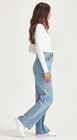 JUNK FOOD JEANS - AVRIL WIDE LEG JEAN - BLUE - NO RIPS