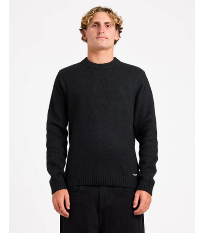 VOLCOM MENS EDMONDERII SWEATER - BLACK