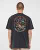 MAD HUEYS EARN STRIPES TEE - WASHED BLACK