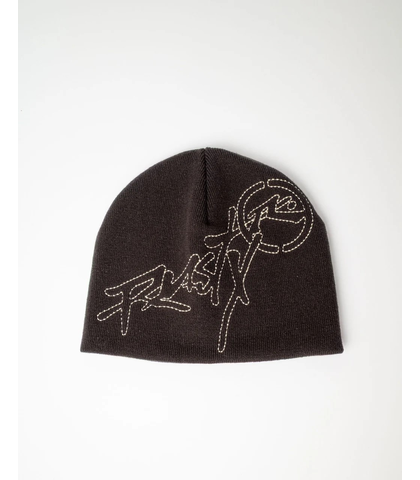 RUSTY MENS HOODUS BEANIE - BLACK