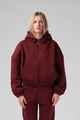 RPM LADIES ZIP THRU HOODY - RED WINE