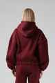 RPM LADIES ZIP THRU HOODY - RED WINE