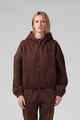 RPM LADIES ZIP THRU HOODY - BRUNETTE BROWN