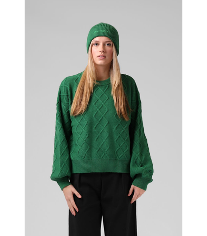 RPM LADIES CABLE KNIT - GREEN