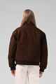 RPM LADIES QUILTED BOMBER JACKET - CHOCOLATE