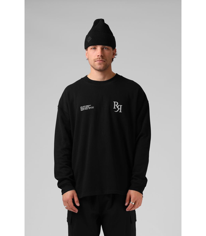 RPM MENS STREET L/S TEE - BLACK