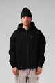 RPM MENS LAXED ZIP THRU HOOD - BLACK