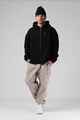 RPM MENS LAXED ZIP THRU HOOD - BLACK