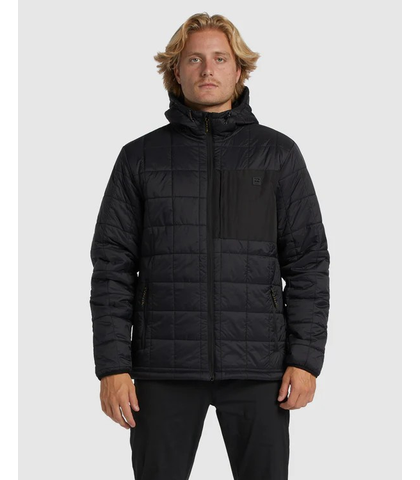 BILLABONG MENS JOURNEY PUFFER JACKET - BLACK