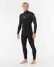 RIPCURL MENS 4/3 FASHBOMB CHESTZIP STEAMER - BLACK