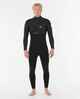 RIPCURL MENS 4/3 E-BOMB CHESTZIP STEAMER - BLACK