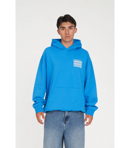 HUFFER MENS WEEKEND HOODY - 8-BIT - SPRINT BLUE