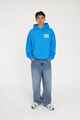 HUFFER MENS WEEKEND HOODY - 8-BIT - SPRINT BLUE