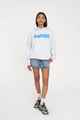 HUFFER LADIES WEEKEND HOODY - PUFF - SILVER M/B