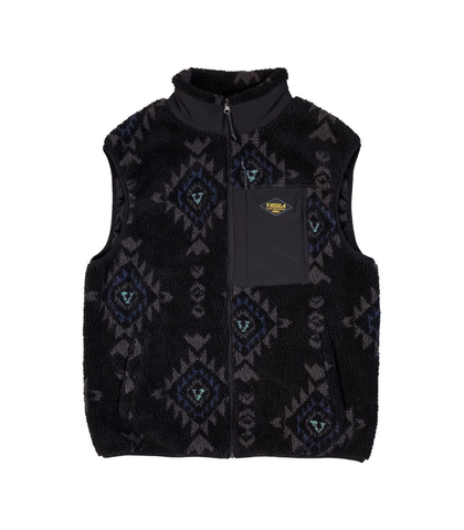 VISSLA HECTOR SLEEVELESS FLEECE - BLACK