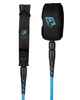 CREATURES MEDIUM DUTY 6 FT LEASH - CYAN TWIST / BLACK