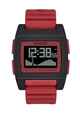 NIXON BASE TIDE PRO WATCH - BLACK / HOT SAUCE
