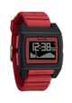 NIXON BASE TIDE PRO WATCH - BLACK / HOT SAUCE
