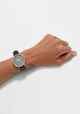 NIXON KENSINGTON LEATHER WATCH - ROSE GOLD / BLACK