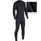 VISSLA MENS 7 SEAS TRIPPER 3/2 C/ZIP STEAMER - BLACK