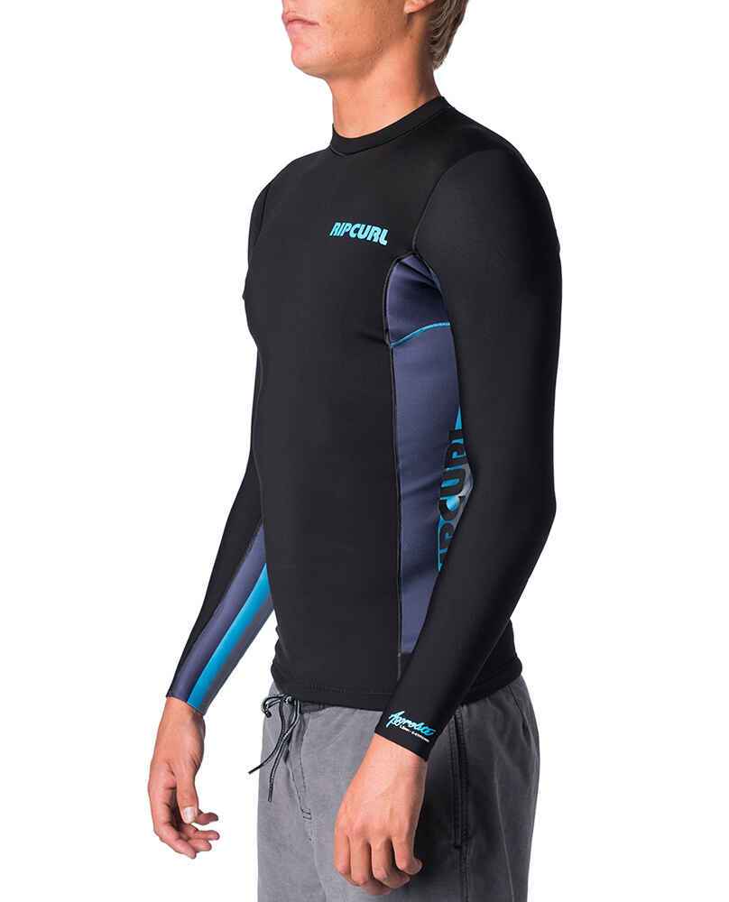 RIPCURL MENS AGGROLITE 1.5MM L/S SURF JACKET BLUE SurfMens Wetsuits Sequence Surf Shop