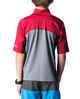 RIPCURL BOYS UNDERLINE BLADE S/S RASHSHIRT - BURNT RED