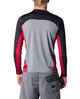 RIPCURL MENS UNDERLINE RELAXED L/S RASHSHIRT - BURNT RED